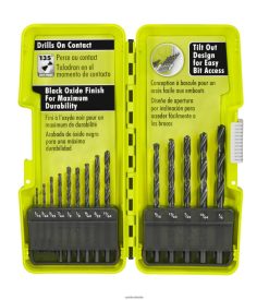 RYOBI 14 pz. set di punte per trapano in ossido nero Accessori 06V0D792