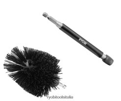 RYOBI 2 pz. kit pulizia spazzola a setole abrasive con prolunga scrubber 06V0D577