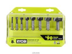 RYOBI 8 pz. set di punte Forstner Accessori 06V0D801