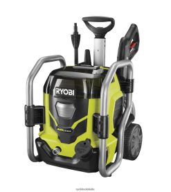 RYOBI Idropulitrice elettrica ad acqua fredda senza fili da 40 V 1500 psi 1,2 gpm con (2) batterie da 5,0 Ah e caricabatterie all'aperto 06V0D416