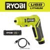 RYOBI Kit cacciavite USB al litio utensili elettrici 06V0D67