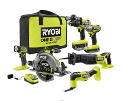RYOBI Kit combinato 6 utensili senza spazzole 18 V utensili elettrici 06V0D871