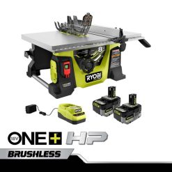 RYOBI Kit sega da banco 18v one+ hp brushless 8-1/4 utensili elettrici 06V0D117