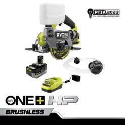 RYOBI Kit sega per piastrelle/muratura portatile 18 V one+ brushless 5 utensili elettrici 06V0D82