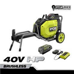 RYOBI Kit spaccalegna cinetico brushless 40v hp all'aperto 06V0D423