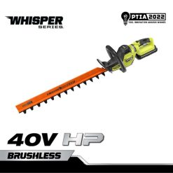 RYOBI Kit tagliasiepi brushless Whisper serie 26 da 40 V HP all'aperto 06V0D327