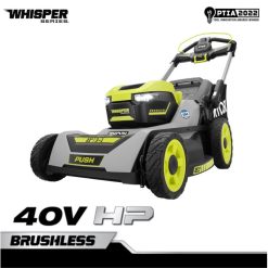 RYOBI Kit tosaerba a spinta multilama 21 serie Whisper brushless da 40 V HP all'aperto 06V0D234
