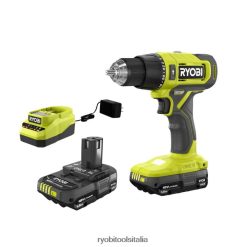 RYOBI Kit trapano a percussione 1/2 a batteria one+ 18 V utensili elettrici 06V0D22