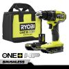 RYOBI Kit trapano/avvitatore 1/2 brushless 18 V one+ hp utensili elettrici 06V0D30