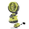 RYOBI Kit ventola 18 V uno+4 morsetti illuminazione, stile di vita e attività ricreative 06V0D501