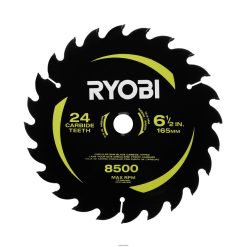 RYOBI Lama per sega circolare con taglio sottile da 6-1/2 e 24 denti in metallo duro Accessori 06V0D726