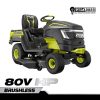 RYOBI Trattorino elettrico senza fili da 80 V hp brushless 42 con batteria all'aperto 06V0D220